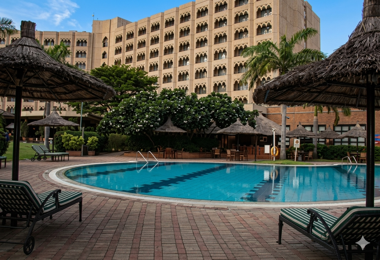 Arrivée à Dar es Salaam — Hôtel Serena